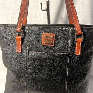 Dooney & Bourke Small Lexington Black Pebbled Grain Leather Tote - COA - EUC